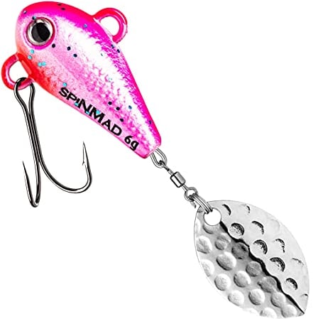 SpinMad Pinky Jigspinner 6g - Barsch & Rapfen Angelköder, 1 Stück