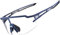 ROCKBROS Sport Sonnenbrille für Männer und Frauen, Photochromatische Fahrradbrille Sportbrille UV-Schutz Radfahren Brille Blau