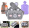 MCUILEE Hot Water Bottle,Bodywarmers Waist Cover/Warm Water Bag Rubber Hot Water Bag for Pain Relief from Menstrual Period Arthritis, Hot and Cold Therapy