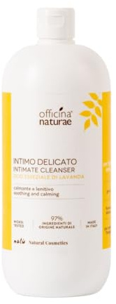 Officina Naturae | Detergente Intimo Natu, Detergente Intimo pH 4.0 con Olio Essenziale di Lavanda, Bassa Schiumosità Indicato Anche per Bambini o Mucose Irritate, 1L