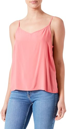 ONLY Onlnova Life Paris Singlet SOLID PTM Bluse Damen, Rose of Sharon,42