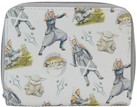 Loungefly Disney : Star Wars: Ahsoka - Wallet - Porte-Monnaie Mignon à Collectionner - Idée de Cadeau - Étui Porte Cartes - Produits Officiels