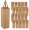 Fabaoday Sacchetto regalo per vino,20 Shopper porta bottiglia vino Buste di Carta Sacchetti Regalo confezione sacchetti di carta per vino,Sacchetto Vino per matrimoni, feste