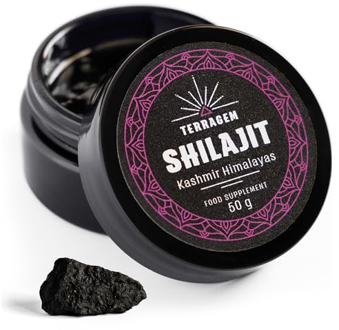 TERRAGEM Shilajit original Himalaya aus Kashmir 50g - Mumijo Shilajit original