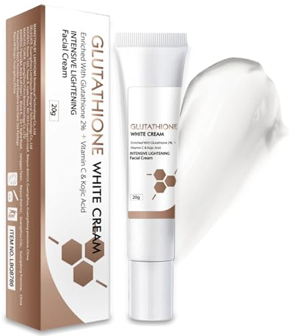 Glutathion-Creme mit Kojisäure & Vitamin C - Pigmentflecken Entferner Gesicht Creme - Anti-Falten Gesichtscreme für Frauen - Feuchtigkeitscreme Gesichtspflege Straffende Haut - Face Moisturizer Cream