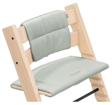 Stokke Cuscino Antiscivolo Tripp Trapp® - Verde Ghiacciaio | Cuscino imbottito per seggiolone, compatibile Tripp Trapp®, comodo, facile da installare e lavare.