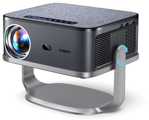 Beamer【Android TV】 XIWBSY 30000 Lumen Projektor 4K Home Cinema, 5G WiFi Bluetooth Beamer 300 Inch Display, Projector Android YouTube, Netflix, LED Outdoor Projektor