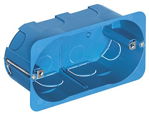 VIMAR 0RV71704 scatola elettrica da incasso per pareti leggere 4M, azzurro | Vimar 0RV71704 Scatola da incasso 4 moduli (GW 850 °C) per pareti leggere, azzurro