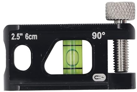 RASTKY Pipe Level 2.5in Magnetic Tube Level for Water Electricity Work High Strength Aluminum Black for Steel Structures
