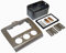 Adaptateur autoradio 2 DIN + cage pour Ford Focus...