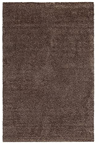 andiamo Fußmatte Samson – waschbare Fussmatte innen – rutschfeste und saugfähige Schmutzfangmatte aus Baumwolle – pflegeleichte Türmatte 100 x 150 cm cm, Braun