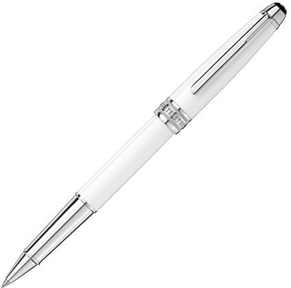 Montblanc Tintenroller White Solitaire in der Farbe Weiß, 111938