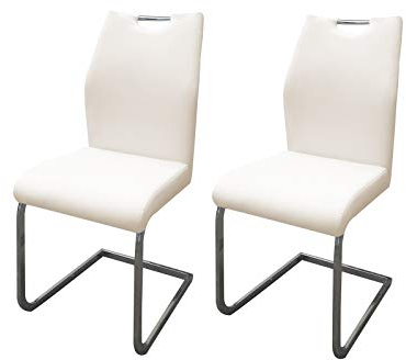 HTI-Line Schwingstuhl 2er-Set Nelly Bürostuhl Besucherstuhl NEU OVP Beige