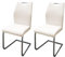 HTI-Line Schwingstuhl 2er-Set Nelly Bürostuhl Besucherstuhl NEU OVP Beige