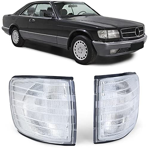 Carparts-Online Weiße Blinker für Mercedes W126 Coupe SEC 80-91