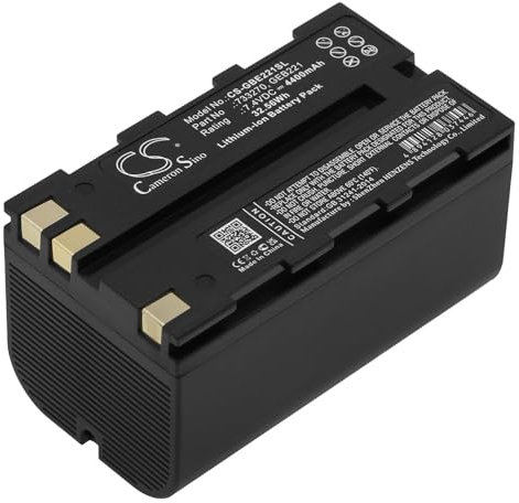 batterie compatible pour Leica Piper 100 4400mAh, Li-Ion, 7,4V, 32Wh, noir