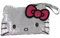 Hello Kitty Pailletten Gesicht Wristlet, silber, Einheitsgr e