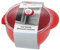 Easy Cook 1,2 L Carbonate De Polly Pichet Ne Tache Pas Au Micro-Ondes Et Couvercle, Rouge