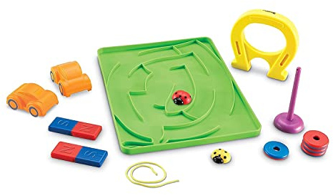 Learning Resources STEM Magnets Activity Set, Science Lessons, 24 Pieces, Ages 5+