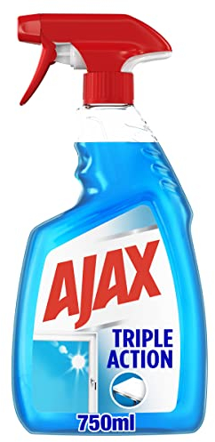 Ajax Triple Action: limpiacristales en espray, 750 ml