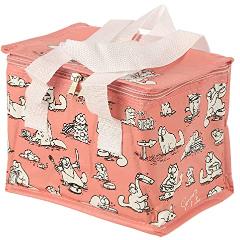 Puckator Simon's Cat It's Cool For Cats Gewebte Kühltasche Mittagessen Tasche Home Office Schule Reisen Camping Picknick Höhe 16 cm Breite 21 cm Tiefe 14 cm