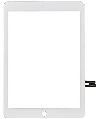 GIGABUE Vetro Touch Screen Panel Digitizer per Apple New iPad 9,7 (iPad 6 Gen) Bianco