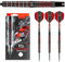 Harrows Wolfram Infinity 97% Tungsten Darts | Darts-Set mit Stahlspitze| 21g, 22g, 23g, 24g, 25g & 26g | Enthält Supergrip Fusion Shafts und 100 Micron Prime Flights (21g)