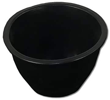 DEWEPRO® Gipsbecher aus Weichgummi - konische Form, Inhalt: 0,5l - Höhe: 85mm - ø=130mm - flexibler Anrührbecher