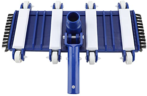 Tete d'aspirateur de Piscine et de Spa Flexible brosses laterales Piscine roulettes Professionnelle - Ideal pour Les proprietaires de piscines et Les Professionnels de la p