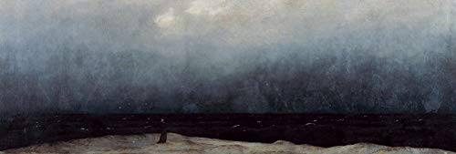 1art1 Caspar David Friedrich Poster Der Mönch Am Meer, 1808–1810 Kunstdruck Bild 158x53 cm