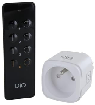 Prise connectée Power Meter avec télécommande - DiO Connect