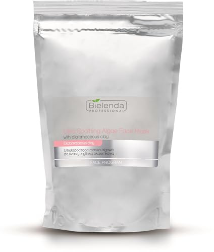 BIELENDA Professional Ultra Beruhigende Algen-Gesichtsmaske mit Kieselgur - Ersatzverpackung 190 g