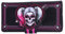 Nemesis Now Little Monster Porte-Monnaie en Relief Rose 18,5 cm