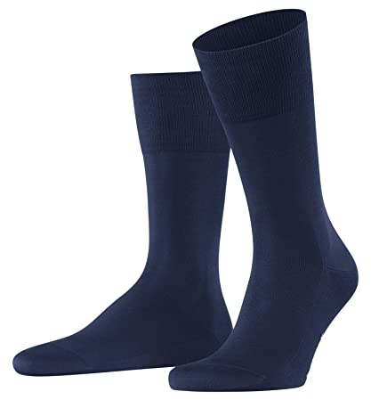 FALKE Herren Tiago Socken atmungsaktive nachhaltige biologische Fil d´Écosse Baumwolle leichter Glanz flache Naht druckfreie Fußspitze fein einfarbig dünn Business Alltag 1 Paar
