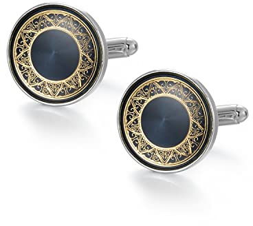 Wynameleri Boutons de manchette en argent pour homme avec inscription « Father of the Bride »