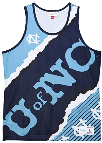 Mitchell & Ness M&N JUMBOTRON Basketball Jersey Tank North Carolina - M