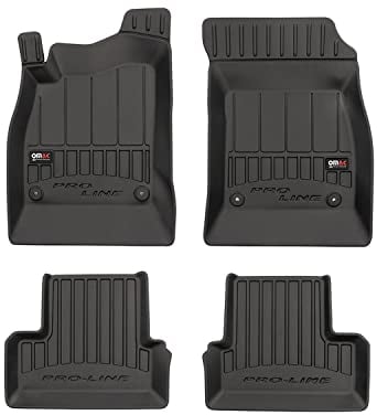 OMAC Gummi Fußmatten kompatibel mit Opel Astra J 2009-2015 Premium TPE Automatten 4tlg