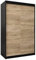 ABIKSMEBLE Armoire Tokyo - Dressing Chambre Adulte - Penderie Vêtement - Garde-Robe 2 Portes Coulissantes