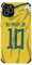 Slrioks Neymar Trikot-Handyhülle, kreatives Fußball-Design, für iPhone 12 Pro Max, dünn, weich, Kunstleder, stoßfest