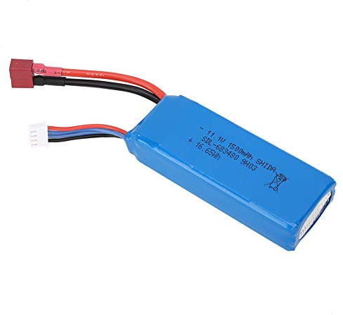 Dilwe RC Helicopter Battery,11.1V 1500mAh Battery Spare Part for WLtoys V950 Remote Control Helicopter