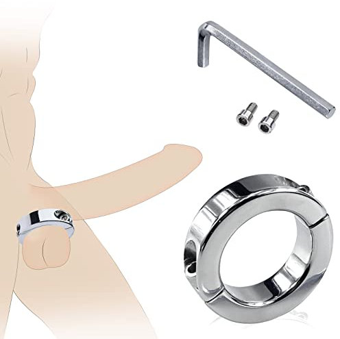 BDSMJOY Hodenstrecker Ballstretcher,Cockringe extrem Edelstahl,Hodenringe für den Mann,Ballstretcher Men,Hodensack Gewicht Anhänger Penisring,Penis Ring,Cock Ring,Sex Spielzeug für die Männer extrem