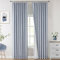Vision Home Chambray Blue Pinch Pleated Full Blackout Curtains Room Darkening Window Curtains 84 inch for Living Room Bedroom Thermal Insulated Pinch Pleat Drapes with Hooks Back Tab 2 Panel 40Wx84L