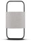 REV – Tischlampe im modernen Design mit Trage-Henkel – Tischleuchte mit Leinen-Lampenschirm in Taupefarben – E27 Fassung – Ideal für Nachttisch, Schreibtisch & Büro – 48cm