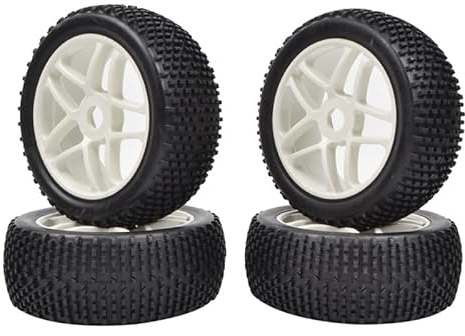XZEIT 4 STÜCKE RC Buggy Reifen & Räder Felgen 17 mm Nabe, HSP HPI XS TM Flux MT LRP
