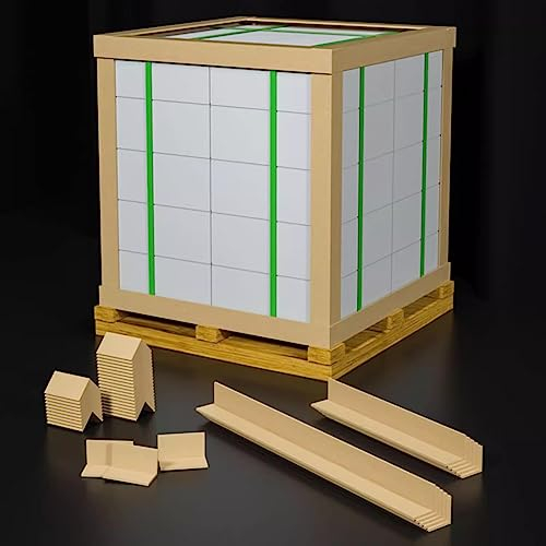Eckschutzprofil eckschutzkanten Industrieller Kantenschutz Für Verpackungen Für Verpackung, Versand, Umzug, Kartons Und Schachteln, 100 Stück Papier-Eckenschutz Für Möbel/ Wand/ Treppe/ Tür ( Color :
