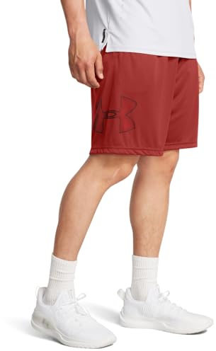 Under Armour Herren UA Tech™ Graphic Shorts, (840) Earthen Orange/Schwarz, Groß