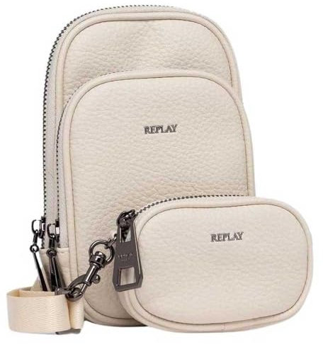 Replay Damen Umhängetasche Klein, Beige (Birch 0123), Onesize