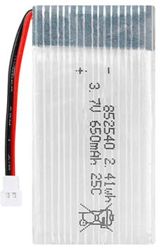 Lithium Polymer Akku 3.7V 650mAh 852540 Wiederaufladbarer Lipo Akku Lithium Ion Akku mit XH2.54-2P Stecker für RC Drohne Flugzeug Zubehörteil