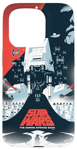 Star Wars The Empire Strikes Back Illustrated Movie Poster Case for iPhone 15 Pro