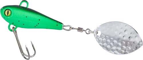 Balzer Shirasu Street Spin Buddy mit Zwillingshaken 25mm / 4g Spin-Jig (Green Pumpkin)